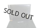 Photo: Saint Laurent Paris Black Leather Bifold Bill Wallet Purse #9632