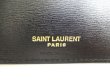 Photo10: Saint Laurent Paris Black Leather Bifold Bill Wallet Purse #9632