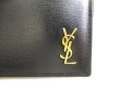 Photo12: Saint Laurent Paris Black Leather Bifold Bill Wallet Purse #9632