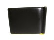 Photo2: Saint Laurent Paris Black Leather Bifold Bill Wallet Purse #9632