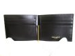 Photo8: Saint Laurent Paris Black Leather Bifold Bill Wallet Purse #9632