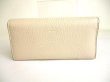 Photo2: FENDI Peekaboo Beige Leather Flap Long Wallet #9633