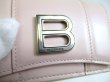 Photo11: BALENCIAGA HOURGLASS Light Pink Leather Trifold Mini Wallet #9641