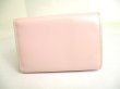 Photo2: BALENCIAGA HOURGLASS Light Pink Leather Trifold Mini Wallet #9641