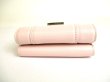 Photo6: BALENCIAGA HOURGLASS Light Pink Leather Trifold Mini Wallet #9641