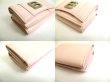 Photo7: BALENCIAGA HOURGLASS Light Pink Leather Trifold Mini Wallet #9641