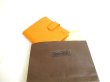 Photo12: LOUIS VUITTON Epi Mandarin Orange Leather Bifold Wallet Compact Wallet #9646