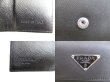 Photo10: PRADA Black Nylon and Leather Trifold Wallet Purse #9649