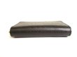 Photo5: LOUIS VUITTON Taiga Black Leather Zippey Coin Purse Vertical #9655