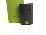 Photo: GUCCI GG Marmont Black Leather 6 Pics Key Cases #9660