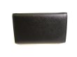 Photo2: PRADA Black Saffiano Metal Leather 6 Pics Key Cases #9661