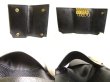 Photo8: PRADA Black Saffiano Metal Leather 6 Pics Key Cases #9661