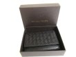 Photo12: BOTTEGA VENETA Intrecciato Black Leather Business Card Holder #9664