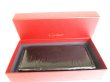 Photo12: Cartier Happy Birthday Blck Calf Leather Zippy Wallet Purse #9666