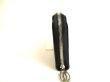 Photo4: Cartier Happy Birthday Blck Calf Leather Zippy Wallet Purse #9666