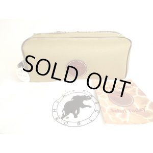 Photo: HUNTING WORLD Safari Today Khaki Canvas Clutch Bag Pouch #9671