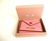 Photo12: miumiu Rose Pink Madras Leather Trifold Wallet Compact Wallet #9673