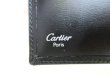 Photo10: Cartier Pasha de Cartier Black Leather Silver Logo Bifold Bill Wallet #9676