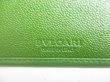 Photo10: BVLGARI Olive Green Leather Gold H/W Flap Long Wallet #9677