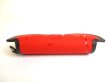 Photo6: Christian Louboutin Red Rubber Black Leather Glasses Case w/Strap #9678