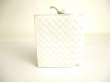 Photo2: BOTTEGA VENETA Intrecciato White Leather Bifold Wallet Compact Wallet #9692