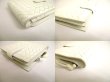Photo7: BOTTEGA VENETA Intrecciato White Leather Bifold Wallet Compact Wallet #9692