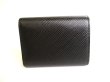 Photo2: LOUIS VUITTON Epi Black Bifold Wallet Portefeuille Twist Compact #9693