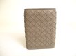 Photo2: BOTTEGA VENETA Intrecciato Beige Leather Trifold Wallet Compact Wallet #9696