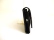 Photo4: BVLGARI Black Leather Logo Clip 6 Pics Key Cases #9706