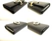 Photo7: BVLGARI Black Leather Logo Clip 6 Pics Key Cases #9706