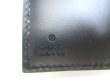 Photo10: GUCCI GG Metal Guccissima Black Signature Leather Bifold Wallet #9707