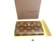 Photo12: LOUIS VUITTON Brown Monogram Brifold Wallet Portefeuille Alexandra #9710