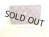 Photo: LOUIS VUITTON Damier Brown Brifold Wallet Portefeuille Alexandra #9714