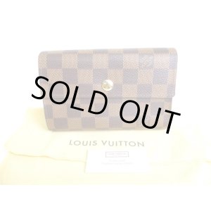 Photo: LOUIS VUITTON Damier Brown Brifold Wallet Portefeuille Alexandra #9714