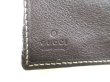 Photo10: GUCCI GG Brown Canvas Leather Heart Motif Card Case #9716