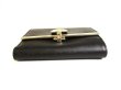 Photo5: Salvatore Ferragamo Gancini Black Leather Bifold Wallet #9717