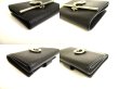 Photo7: Salvatore Ferragamo Gancini Black Leather Bifold Wallet #9717