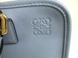 Photo11: LOEWE Light Blue Calf Leather Hand Bag Purse W/Strap Amazona 28 #9720