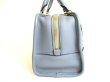 Photo3: LOEWE Light Blue Calf Leather Hand Bag Purse W/Strap Amazona 28 #9720