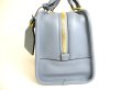 Photo4: LOEWE Light Blue Calf Leather Hand Bag Purse W/Strap Amazona 28 #9720