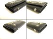 Photo7: Jimmy Choo Silver Metal Stars Black Leather 6 Pics Key Case Neptune #9730