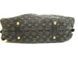 Photo5: LOUIS VUITTON Monogram Black Denim Hand Bag w/Strap Neo Cabby GM #9734