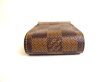 Photo5: LOUIS VUITTON Damier Brown Leather Cigarette Case Tabacco Case #9741