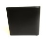 Photo2: Cartier Pasha de Cartier Black Leather Gold Logo Bifold Bill Wallet #9743