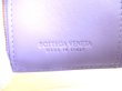 Photo10: BOTTEGA VENETA Intrecciato Purple Leather Trifold Wallet Compact Wallet #9744