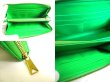 Photo8: BOTTEGA VENETA Intrecciato Green Leather Round Zip Wallet Purse #9747