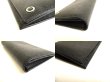 Photo7: BVLGARI Man Black Leather Flap Long Wallet #9748