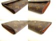 Photo7: LOUIS VUITTON Monogram Brown Leather Bifold Wallet Purse #9749