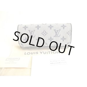 Photo: LOUIS VUITTON Monogram Mini Blue Canvas Multicles 4 Pics Key Cases #9753