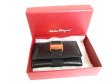 Photo12: Salvatore Ferragamo Vara Black Leather Gold H/W 6Pics Key Case #9754